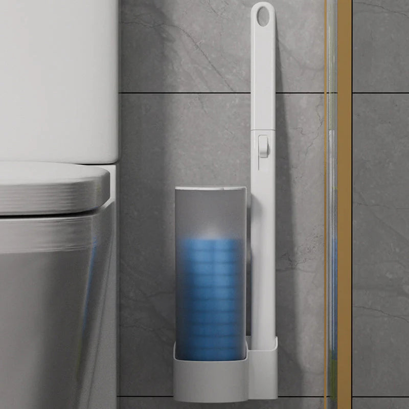 ⚡ Disposable Toilet Cleaning System – Hygienic One-Click Cleaning, No Residue Left, Easy to Use & Disposable 🧼