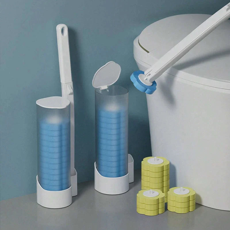 ⚡ Disposable Toilet Cleaning System – Hygienic One-Click Cleaning, No Residue Left, Easy to Use & Disposable 🧼