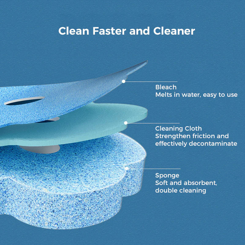 ⚡ Disposable Toilet Cleaning System – Hygienic One-Click Cleaning, No Residue Left, Easy to Use & Disposable 🧼